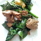 ヘルシー★豚レバー&小松菜の炒め物